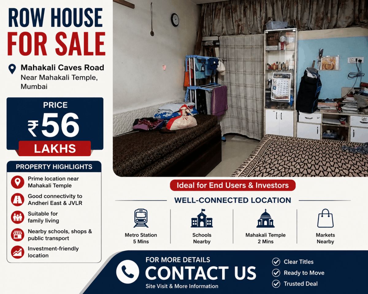 Row House for Sale – Mahakali Caves Road